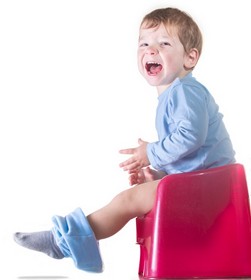 Schmerzen beim Stuhlgang - Baby hält Stuhl zurück