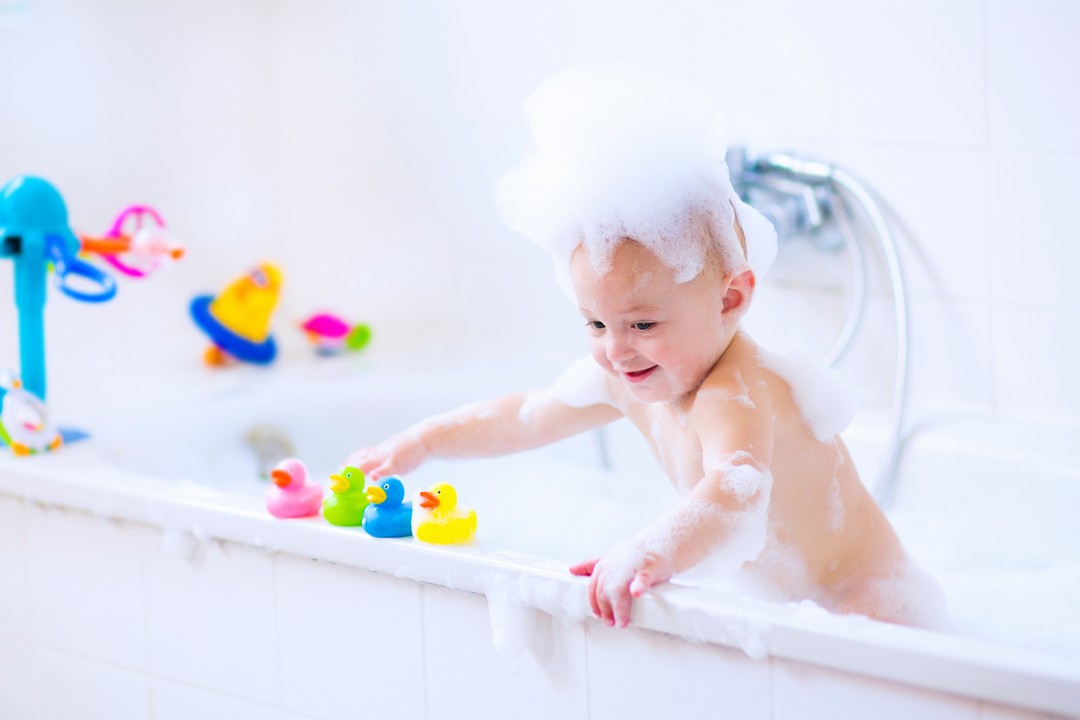 2-in-1 Faltbare Baby Badewanne mit Babykissen Kleinkinder Badewanne 0-5 Jahre DE 